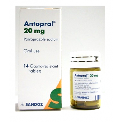 Antopral 20 mg ( Pantoprazole ) 14 tablets
